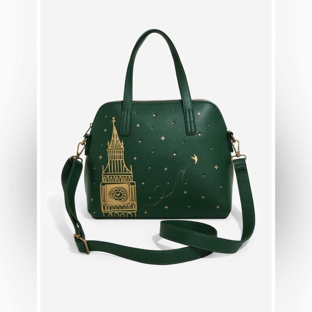 Loungefly x Disney | Peter Pan Tinkerbell Big Ben Green Dome Satchel Bag Parks
